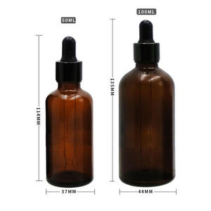 Confeziona cosmetici 5ml 10ml 15ml 20ml flacone contagocce in vetro ambrato per l'<span class=keywords><strong>essenza</strong></span> originale di olio essenziale liquido - Product Image 4
