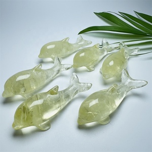 Delfino in Cristallo di <span class=keywords><strong>Citrino</strong></span> <span class=keywords><strong>Naturale</strong></span> all'Ingrosso, Regalo per Bambini, Scultura Animale con Energia Curativa, Fai da Te - Product Image 4