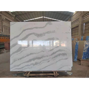 उच्च गुणवत्ता वाले आधुनिक पॉलिश सफेद ब्लॉक मूल्य एम 3 लड़ाकू 60x120 संगमरमर के स्लैब 18 मिमी प्रमाणित प्रकृति संगमरमर ग्राफिक डिजाइन - Product Image 6