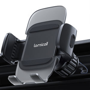 Support de téléphone Lamicall CV09 antidérapant à fixation par gravité pour grille d'aération de voiture, avec verrouillage automatique, pour chauffeurs de taxi - Product Image 1