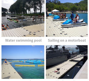 Plataforma <span class=keywords><strong>Flotante</strong></span> de PE Ecológica de Color Personalizado, Anticorrosiva, de Alta Capacidad de Carga, para Marina - Product Image 2