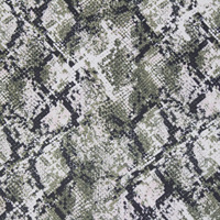 Tissu en Chiffon Imprimé Peau de Serpent, Tissu Georgette à Motif Serpent Vintage, Matière Légère et Respirante pour Robe, Écharpe, Chemise