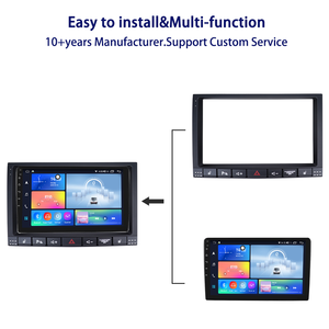 Meihua 9 inch Xe GPS & Carplay Android Stereo Bảng điều khiển phụ kiện VW Touareg 2003 2010 xe DVD Player Khung 1 năm bảo hành - Product Image 3