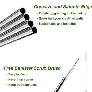 صديقة للبيئة عازمة ومستقيمة شرب معدني قابل لإعادة الاستخدام مع غسالة صحون القش آمنة شعار مخصص - Product Image 5