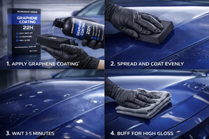 GRAPHONE XNexcoat กราฟีนเซรามิกโค้ทติ้ง 22H ป้องกันน้ำ ผิวเงา ความหนา 60um ค่า pH 2-12 สำหรับมืออาชีพ - Product Image 5