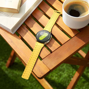 Bracelet de montre en silicone souple en gros pour Samsung Galaxy 4/5/6/7, bracelet magnétique à dégagement rapide - Product Image 6