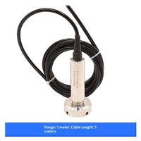 Capteur de niveau de liquide submersible anti-blocage et anti-sédiments en acier inoxydable 316L pour piscines d'évacuation et réservoirs d'eau 4-20mA