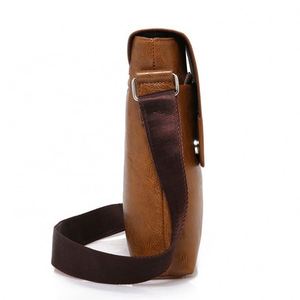 Portefeuille et sac à bandoulière pour homme en cuir PU de grande capacité, de haute qualité, de marque célèbre, avec logo personnalisé - Product Image 3