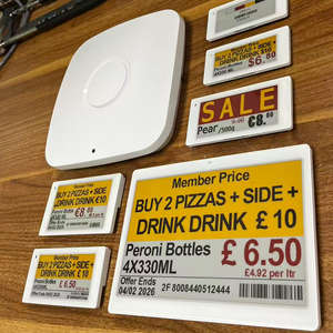 Etiqueta Electrónica de Precio para Estante (ESL) con Pantalla de Tinta Electrónica (E Ink) de 2.9 Pulgadas y 2.4 GHz, con Comunicación Inalámbrica NFC, para Sistema de Visualización de Precios en Cervecerías y Tiendas, Superventas - Product Image 6