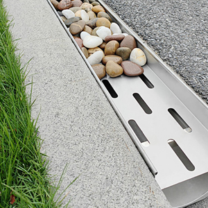 Promotion : Système de drainage extérieur Storm Ground Channel, <span class=keywords><strong>caniveau</strong></span> linéaire préfabriqué en béton de résine avec couvercle - Product Image 5