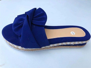 Nouveauté été 2024, chaussures en corde de chanvre grande taille pour femmes, chaussures de plage, tongs à nœud, sandales compensées, sandales plates-formes de plage - Product Image 2