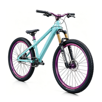 Vélo de montagne en aluminium de 26 pouces avec une seule vitesse et amortissement pour le dirt jump freestyle