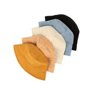 Casquette de pêcheur unisexe pour adultes en gros, chapeau seau en velours côtelé - Product Image 1
