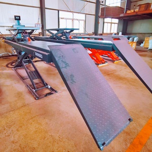Elevador de Autos de Doble Cizalla Ultrafino de Acero con Capacidad de 4T/5T para Ahorrar Espacio, Ideal para Talleres Comerciales y Reparaciones de Automóviles - Product Image 5