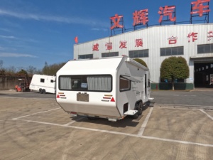 Autocaravana Moderna de Aluminio Ligera de Doble Eje, Remolque de Viaje para Campamento Todoterreno, Casa Móvil Impermeable, Caravana - Product Image 2