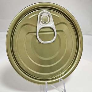 300 #   Couvercles de boîtes de conserve EOE à ouverture facile <span class=keywords><strong>en</strong></span> émail blanc chromé de 72,9 mm pour pâte de tomate <span class=keywords><strong>en</strong></span> conserve - Product Image 4