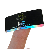 Label dan Kotak Holografik VS-091 10ml untuk Kemasan Botol 10ml, Hologram Pelangi Label dan Kotak Botol 3ml