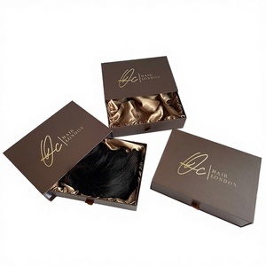 Caja de Cartón para Pelucas con Diseño Personalizado Exclusivo de Navidad 2024, Recubrimiento UV, Cierre Magnético, Reciclable, Novedades - Product Image 3