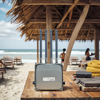 Jarak jauh WiFi6 Router Dual Band 5G WiFi, titik akses 2T2R IP67 luar ruangan dengan Firewall VPN QoS dan kartu Sim Router 5g