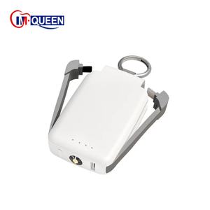 M-Queen Mini Powerbank d'urgence personnalisé pour doigt 2000mAh 4000mAh Chargeur portable porte-clés pour téléphone avec sortie 10W - Product Image 1