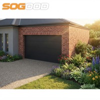 Porte de garage sectionnelle en acier, porte automatique isolée, surface finie, quincaillerie standard européenne, service personnalisé