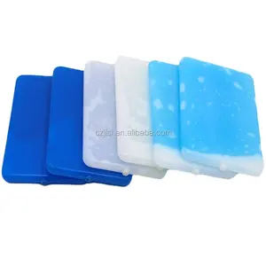 Plastic gel ice chiller packs ultra slim ice packs for lunch box