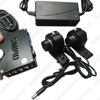 USB Plug & Play Sim Racing Kit mit Lenkrad Pedal Vibrationssimulator für Gaming Fahrer Indoor Trainingssimulator