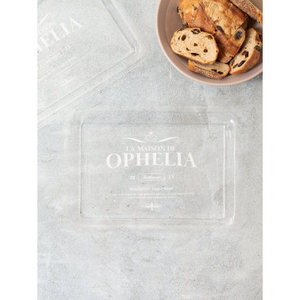 Cleer Plateau Acrylique Fait Main Rangement Rectangle En Bambou avec Logo Gravé 28X20cm pour Usage Domestique OEM/ODM Bienvenue - Product Image 1