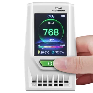 DT-967-Monitor de calidad del aire para interiores, Detector de dióxido de carbono, prueba precisa de la calidad del aire, contaminación con datalogger
