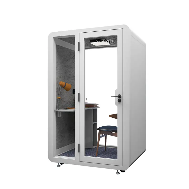 Oem odm custom 1.4x1.2x2.3m sound insulation office booth meeting pods pod portable soundproof room