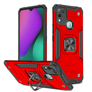 Di alta qualità TPU PC Combo anello di metallo supporto calamita Plain custodia per telefono cellulare per Infinix HOT 12 11 10 PLAY NOTE 12 11 10 <span class=keywords><strong>11S</strong></span> - Product Image 6