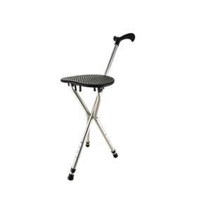 Bâton de marche réglable en hauteur Huahai Overseas à quatre pieds, antidérapant, en alliage d'aluminium, pour personnes âgées, aide à la mobilité - Product Image 5