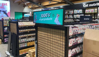 Pantalla de Señalización Digital LCD de Interior, Montada en Pared, con Diseño Alargado, para Promoción en Supermercados y Tiendas de Marca