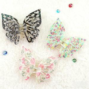 Pinzas de Pelo de Resina Plástica Grandes con Forma de Mariposa de Doble Capa de 14 cm, Coloridas, para Uso Diario, Accesorio para el Cabello - Product Image 3