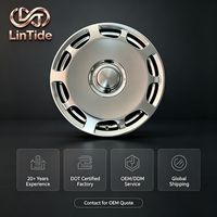 Jantes en alliage forgé Aero Disc argentées brillantes personnalisées 19x8.5J 5x112 ET35mm CB66.6 pour Mercedes Classe C