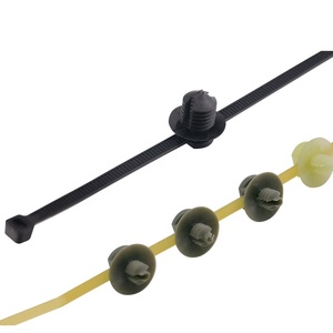 Attaches-câbles automobiles avec fixation en forme de <span class=keywords><strong>sapin</strong></span>, organisateur polyvalent pour regrouper et sécuriser les câbles, cordons ou fils, <span class=keywords><strong>200</strong></span> mm, 100 pièces - Product Image 1