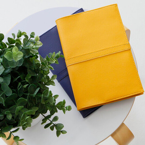 Leather book covers, custom-made by Shenzhen factory, Korean style, fresh and <b>cute</b> book covers, diary covers. - Product Image 1