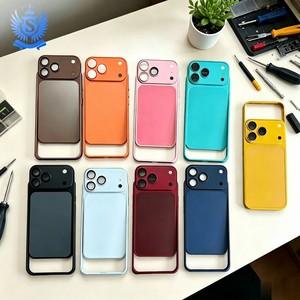 Coque de téléphone en métal pour 18 Pro Max, vente en gros d'usine, cadre métallique, texture haute qualité, anti-chute, changement instantané - Product Image 1