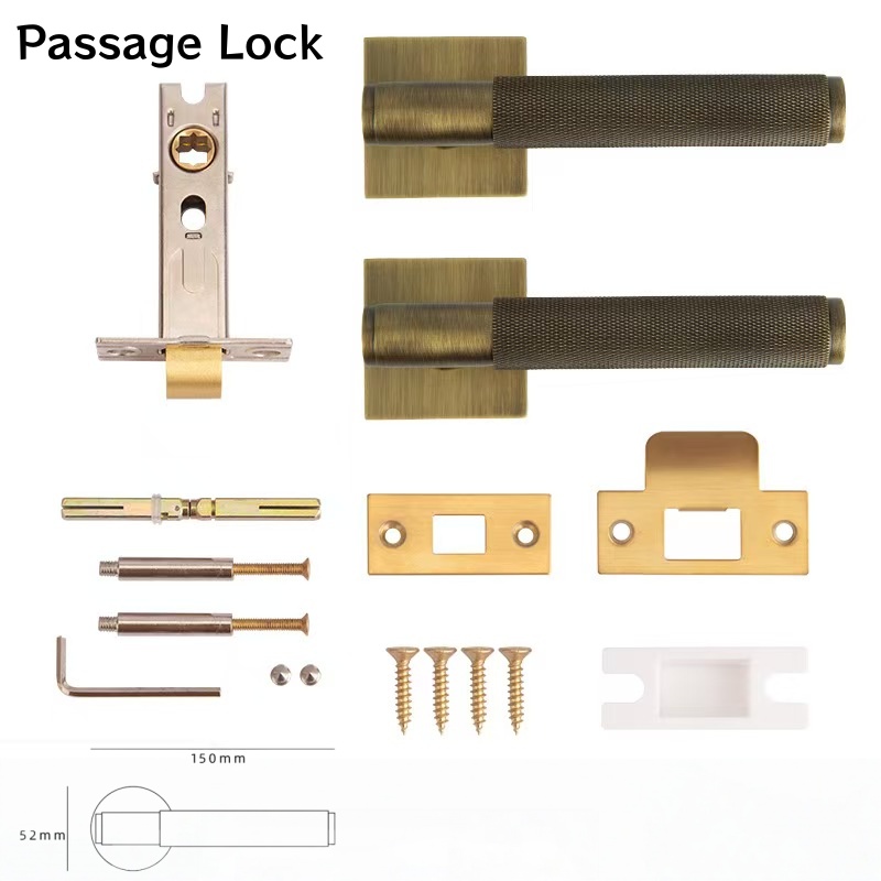 Antique bronze Passage Lock