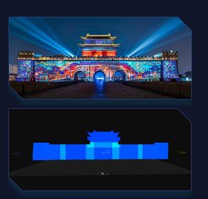 फ़्लिन 4k बहु-फ़ंक्शन वितरित किया गया सर्वर प्रक्षेपण उपकरण, किनारे फ्यूजन गुंबद 3 डी मैपिंग इमर्सिव रूम - Product Image 5