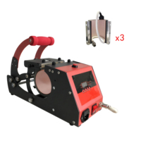 Presse à chaleur pour tasses à sublimation électrique manuelle 4 en 1 avec imprimante à plat, neuve