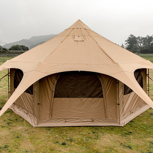Outdoor Camping Customized 4.5m Waterproof Cotton Canvas Yurt Large Luxury Tent High-Quality Circus Tent Bell Tent - Product Image 5