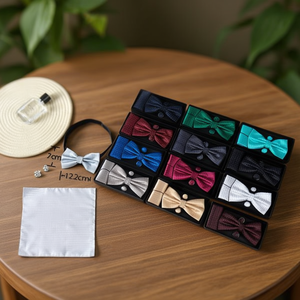 Corbatas de Moño con Puntos de Angelina, Pre-atadas, de Poliéster, Accesorio Formal, Caja de Regalo, Set de 240 Piezas - Product Image 3