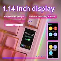 Clavier mécanique AULA S75Pro Tri-Mode RGB Hot Swap avec interrupteur à bouton personnalisé Accessoires de jeu pour ordinateur de bureau Jeux électroniques