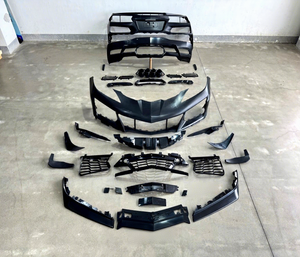 Pièces de voiture XLstyling, diffuseur de pare-chocs avant et arrière avec embouts d'échappement pour <span class=keywords><strong>CORVETTE</strong></span> <span class=keywords><strong>C8</strong></span> 2020+ <span class=keywords><strong>Z06</strong></span> - Product Image 1