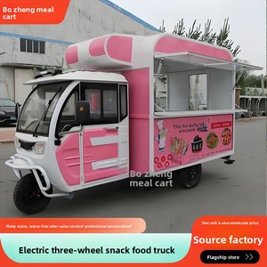 Triciclo de 3 Ruedas para Venta de Café, Carrito de Comida con Opciones de Personalización para Restaurantes en Oferta - Product Image 3