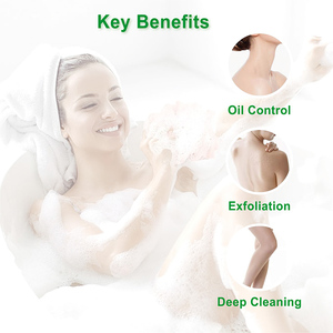 Maglia <span class=keywords><strong>da</strong></span> <span class=keywords><strong>bagno</strong></span> colorata di alta qualità esfoliante 50g esfoliante in schiuma esfoliante <span class=keywords><strong>da</strong></span> <span class=keywords><strong>bagno</strong></span> Bubble Scrubber palla <span class=keywords><strong>da</strong></span> doccia soffio spugna - Product Image 5