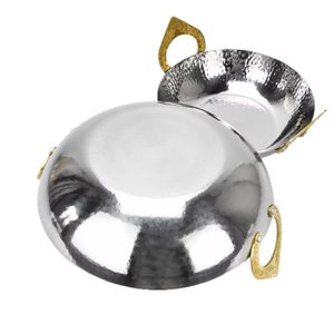 Olla de Acero Inoxidable Martillado FLEY, Popular en Rusia, de Triple Capa, Resistente a Quemaduras, para Cocinar Mariscos, Cangrejo y Sopa - Product Image 4