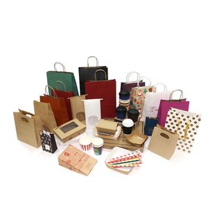 Máquinas para Hacer Bolsas de Papel Kraft al por Mayor, Bolsas de Embalaje Kraft Impresas Personalizadas con su Propio Logotipo y Asa - Product Image 2