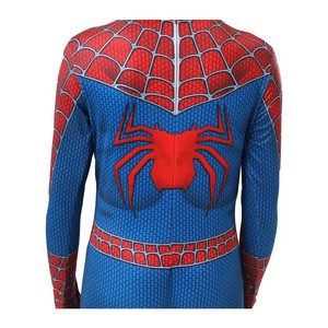 Mono de estilo 3D de fiesta de juego de rol de superhéroe de diseño creativo con máscara con cremallera frontal conjuntos de disfraces de <span class=keywords><strong>Spiderman</strong></span> - Product Image 4